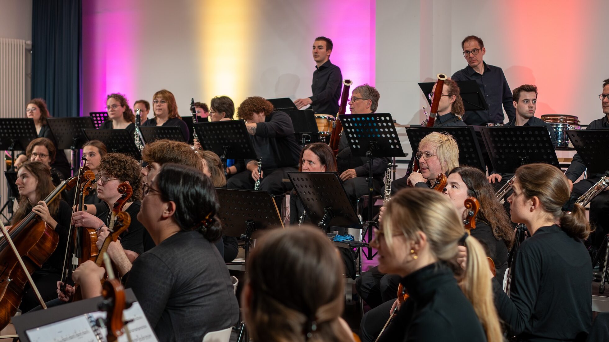 Mitglieder des Campus Orchester Luzern am Frühlingskonzert 2024.